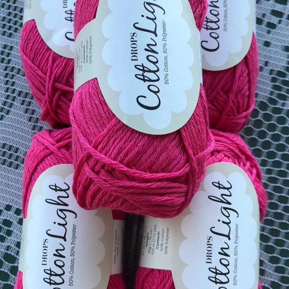 NEW EUROPEAN COTTON YARN (5 BALLS)